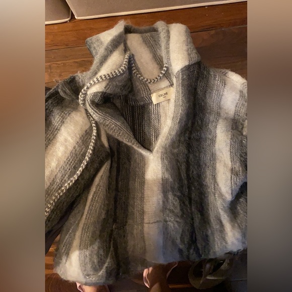 Celine Baja Striped Sweater Hoodie AUTHENTIC - Picture 4 of 4